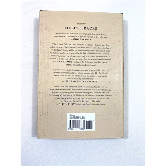 Hell's Traces, One Murder, 2 Families, Thirty-Five Holocaust Memorials Hardcover - Picture 2 of 2